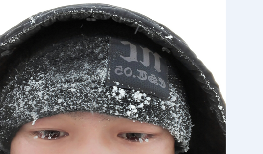 就算冰天雪地，，，，万丈玄冰，，，，他们依旧创立事业