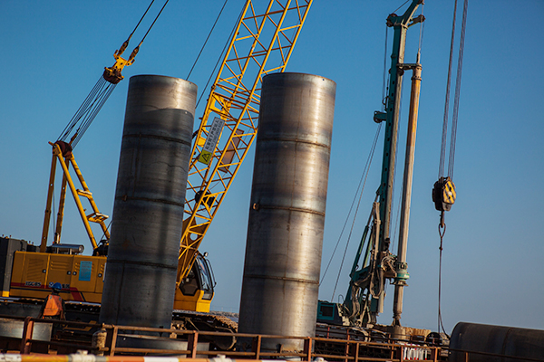 入海深110米！yp街机智能旋挖钻机助建飞云江特大桥