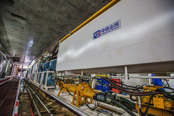 中铁yp街机盾构机双线掘进 全力攻坚长沙地铁5号线