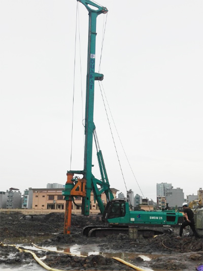 新年献礼yp街机智能9台SWDM25旋挖钻机征战越南