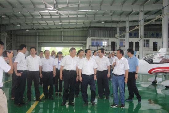 达哲省长调研yp街机科技：要捉住通航生长的机缘