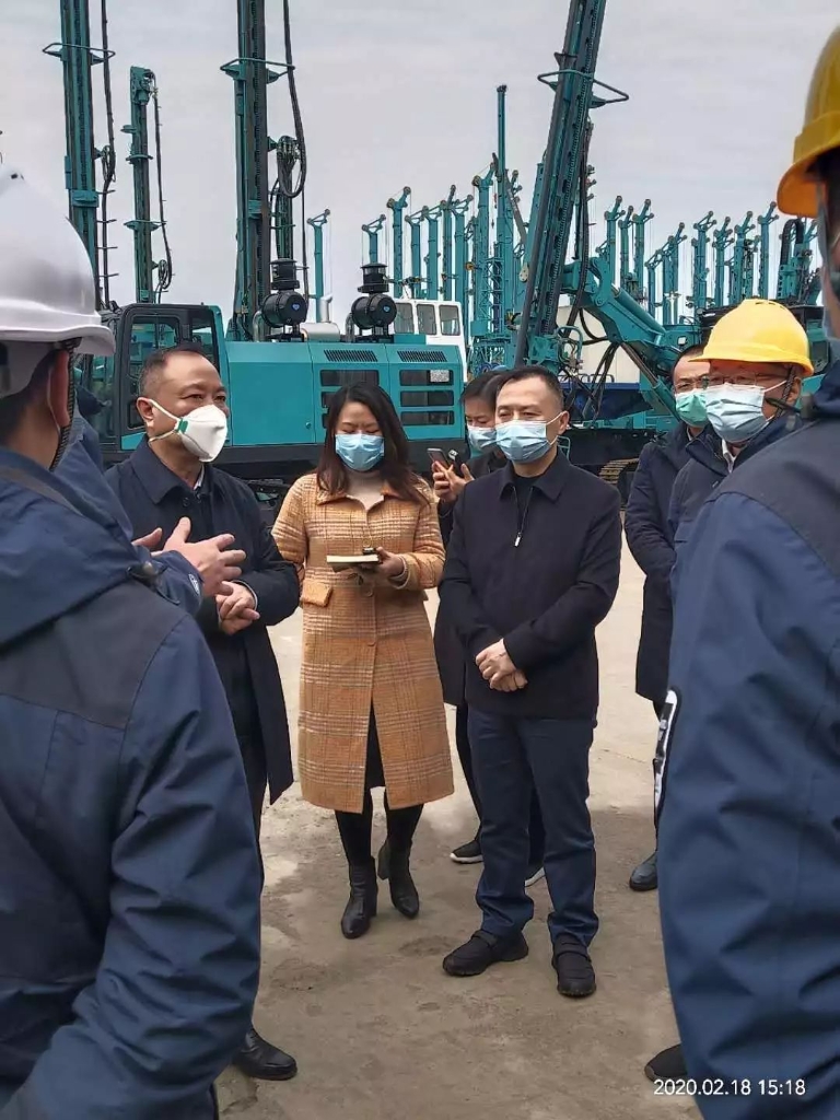 张庆红调研yp街机智能疫情防控和复工复产事情