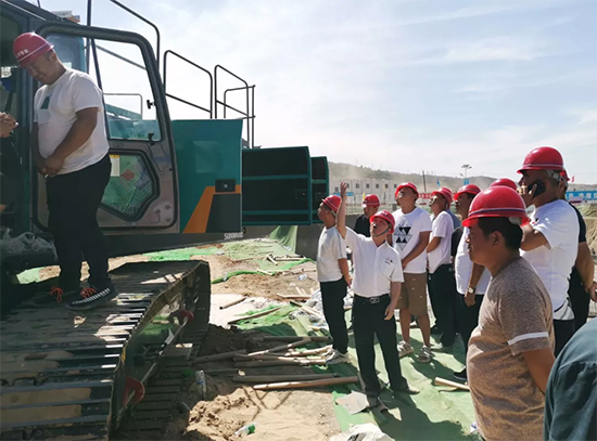 yp街机智能旋挖钻机助力延安红色文旅建设