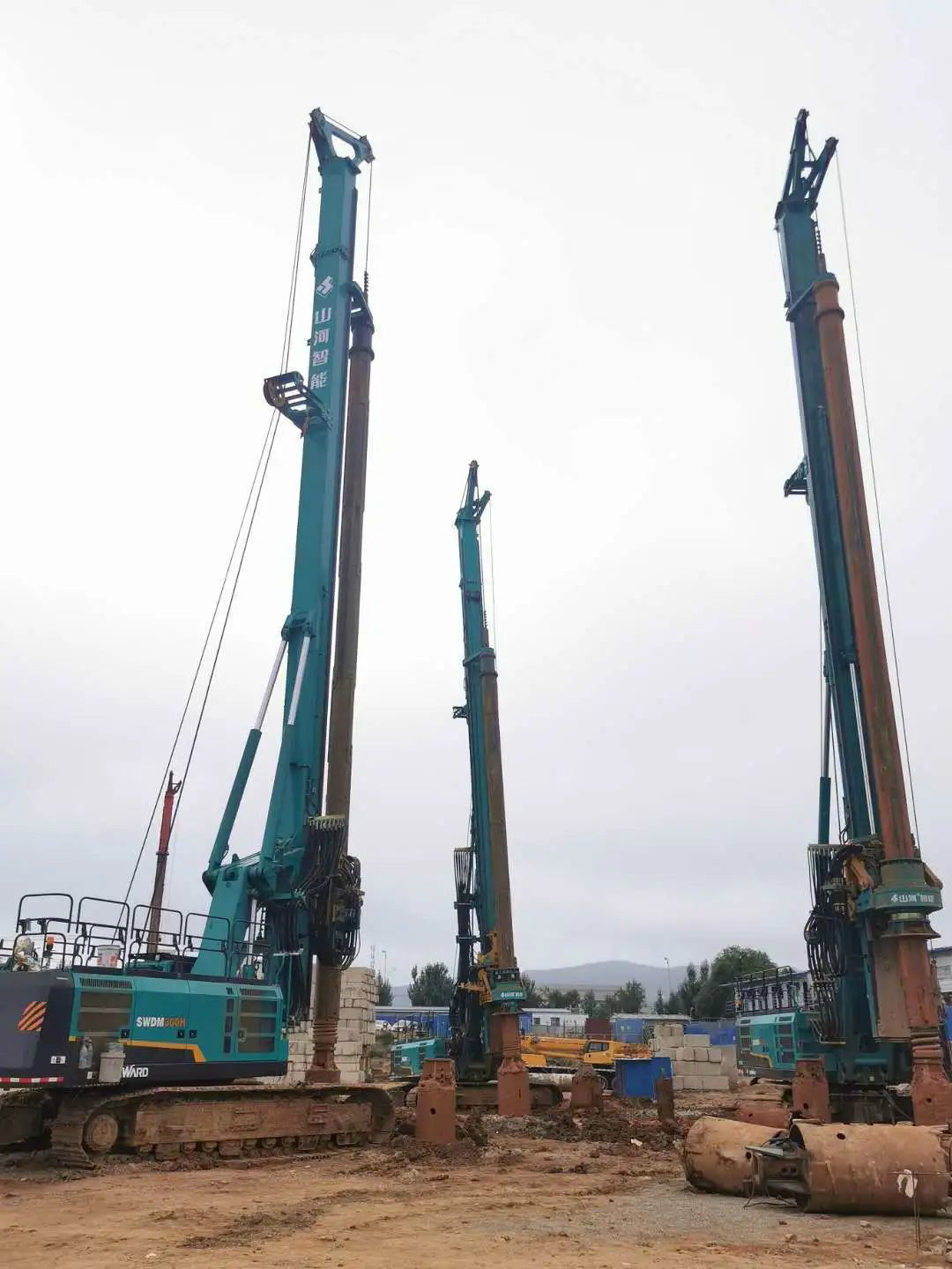 效率两倍于敌手！yp街机智能旋挖钻机大连扬威名