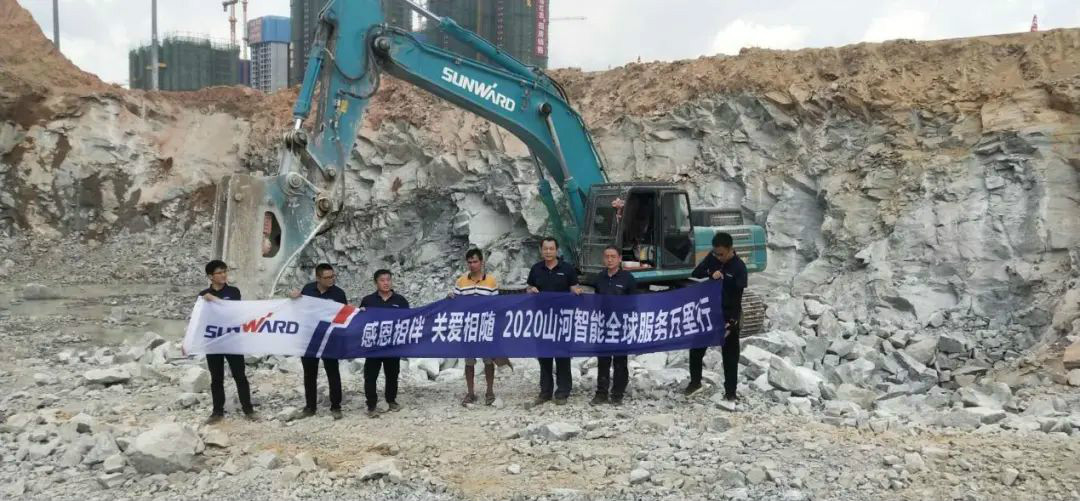 感恩相伴，，，，，，，，关爱相随——yp街机智能效劳万里行深入广洋装务客户