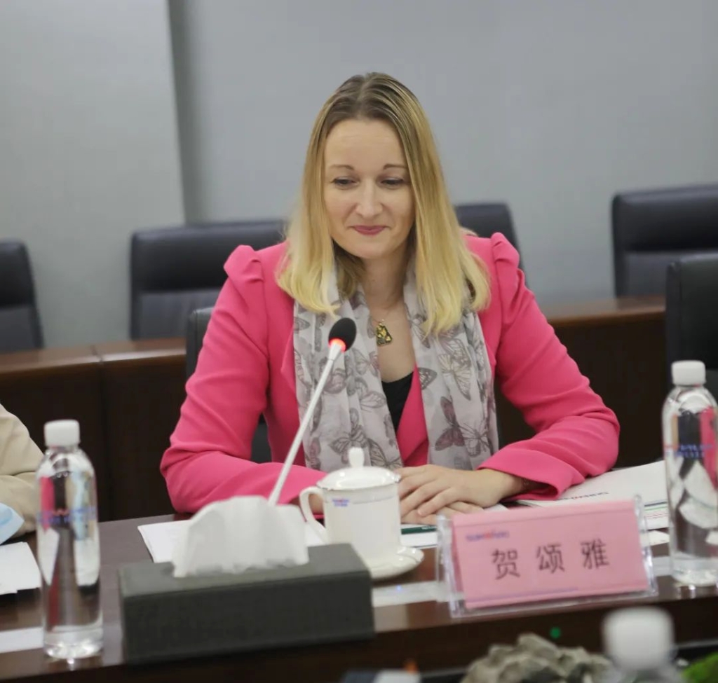 英国驻广州总领事贺颂雅考察yp街机智能