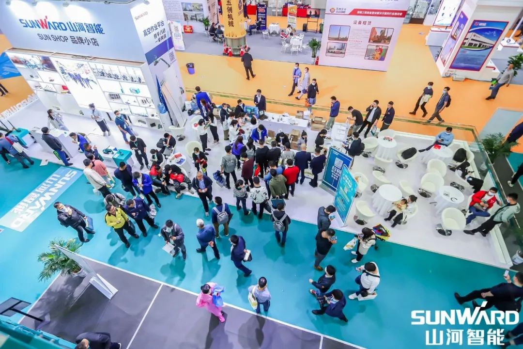 “yp街机绿”亮相长沙国际工程机械展，，，，50余款产品尽显yp街机智能立异实力