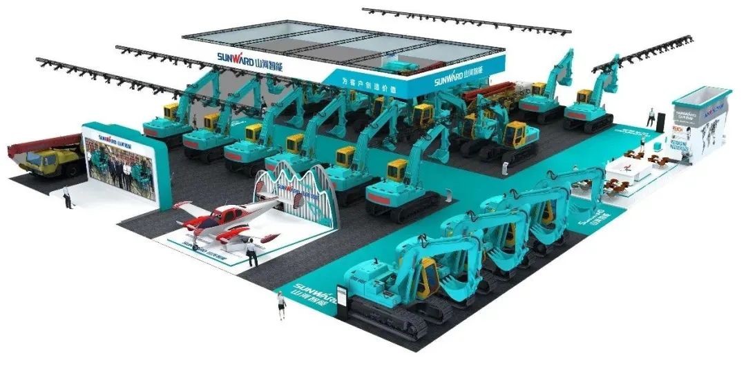 进场布展！2021年长沙国际工程机械展倒计时，，，，，，yp街机智能展区亮点提前剧透