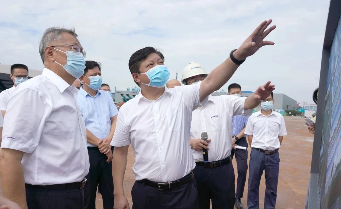 长沙县委书记付旭明调研yp街机智能