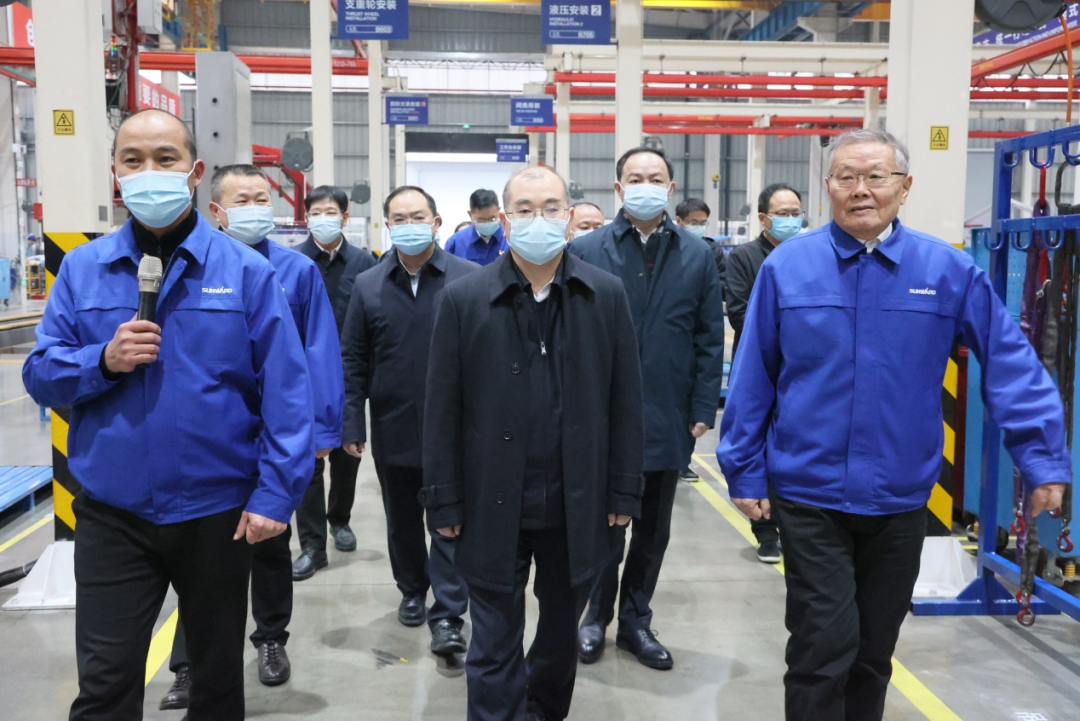 朱国贤调研yp街机智能：在推动高质量生长上闯出新路子