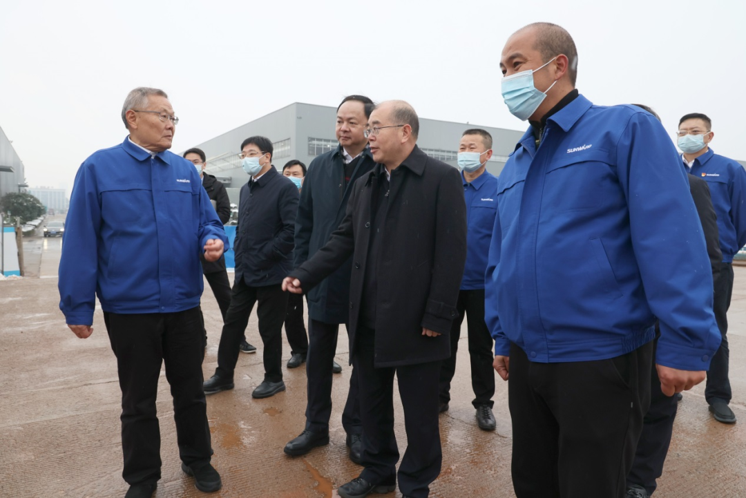 朱国贤调研yp街机智能：在推动高质量生长上闯出新路子