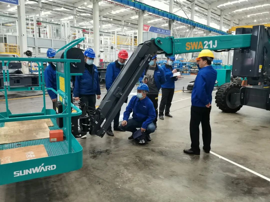 行业同级别产品之最！yp街机智能又一款曲臂式高空作业平台乐成下线