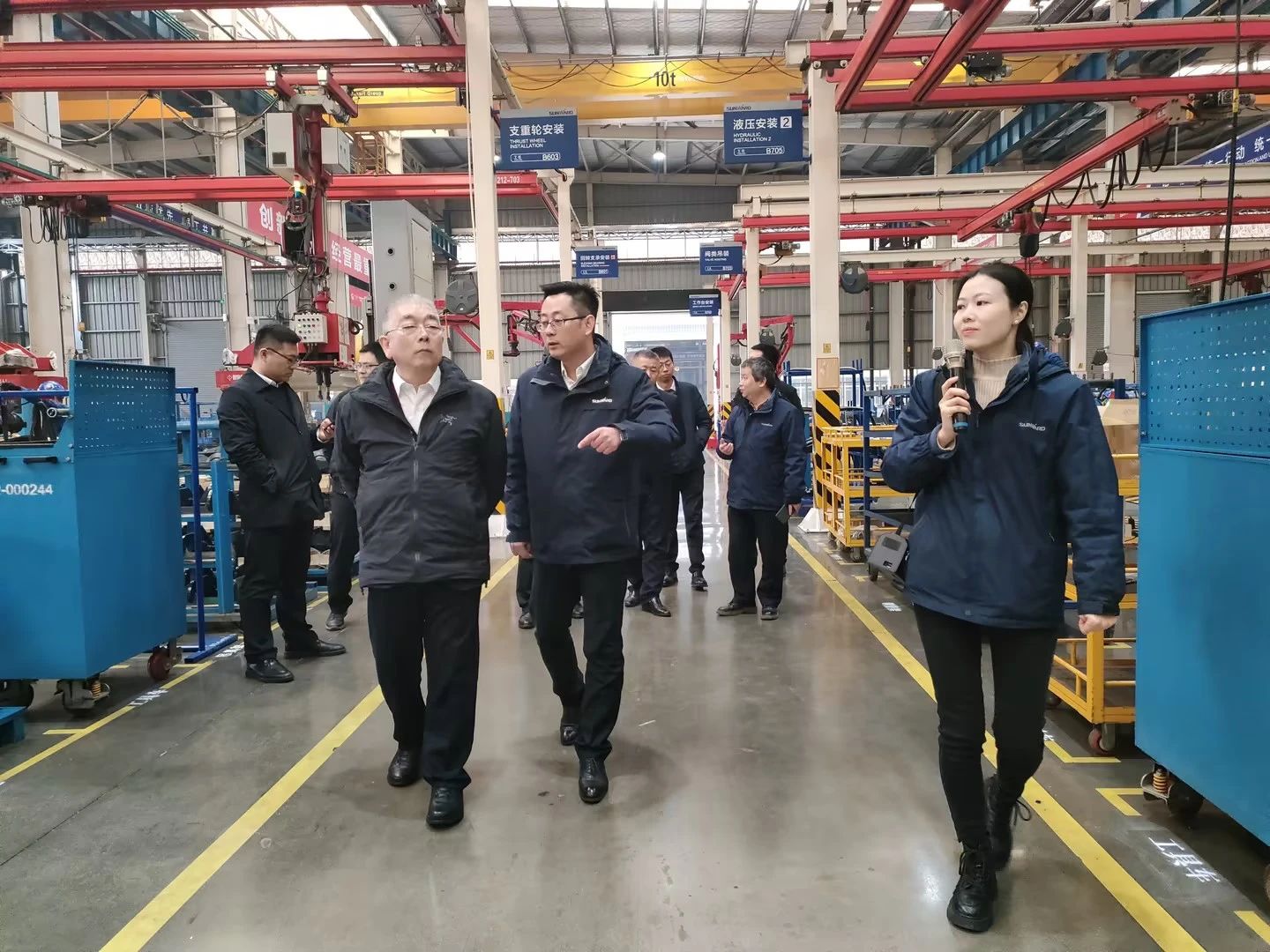 新思绪、新领域、新相助、新突破！中铁十二局到访yp街机智能