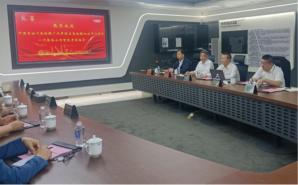 国家油气田井控应抢救援川庆队庞平一行调研yp街机智能