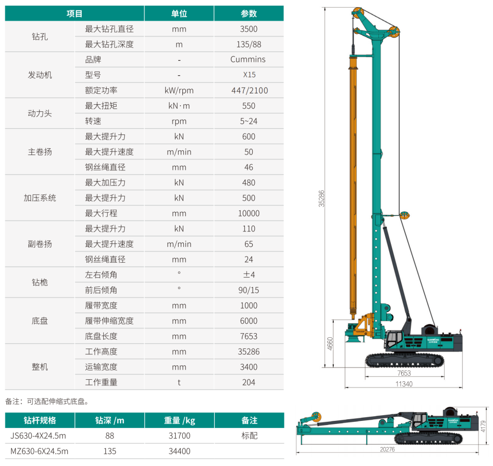 超大型多功效旋挖钻机