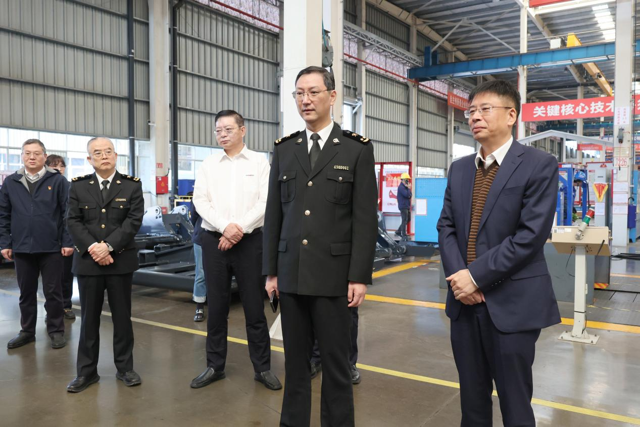 长沙海关关长、党委书记顾炯调研yp街机智能